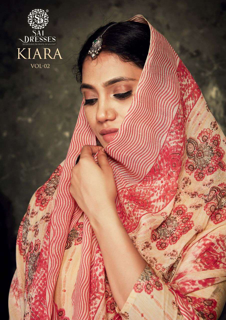 SAI DRESSES PRESENT KIARA VOL 2 PURE COTTON PRINTED SALWAR SUITS IN WHOLESALE RATE IN SURAT 