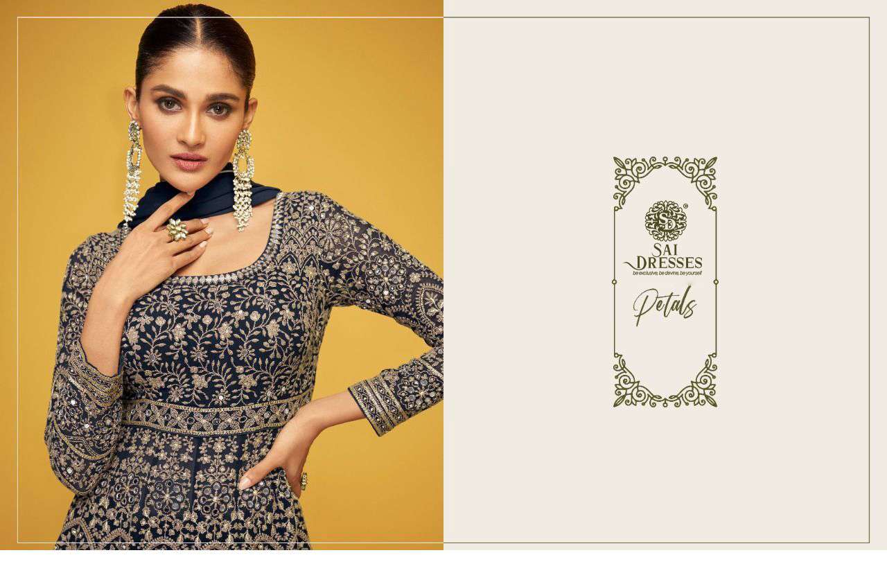 SAI DRESSES PRESENT PETALS READY TO PARTY WEAR DESIGNER SUITS IN WHOLESALE RATE IN SURAT