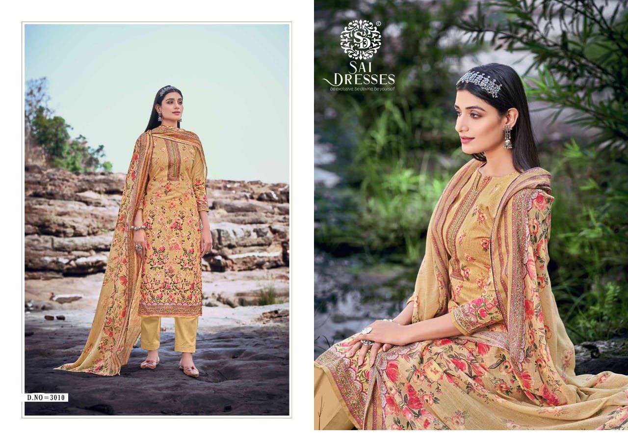 SAI DRESSES PRESENT SAAZH VOL 3 SOFT COTTON SALWAR SUITS IN WHOLESALE RATE IN SURAT