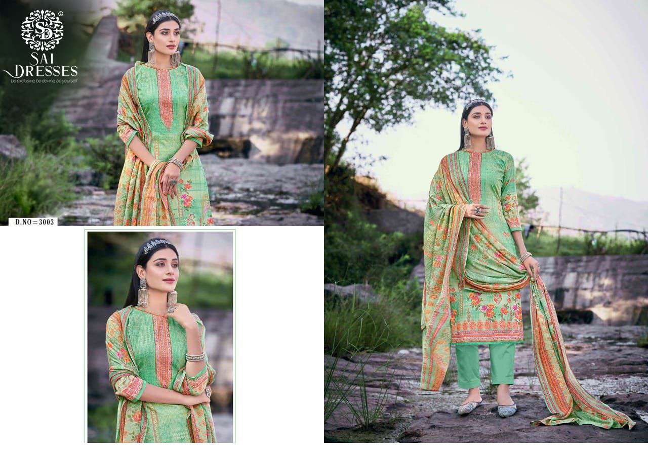 SAI DRESSES PRESENT SAAZH VOL 3 SOFT COTTON SALWAR SUITS IN WHOLESALE RATE IN SURAT