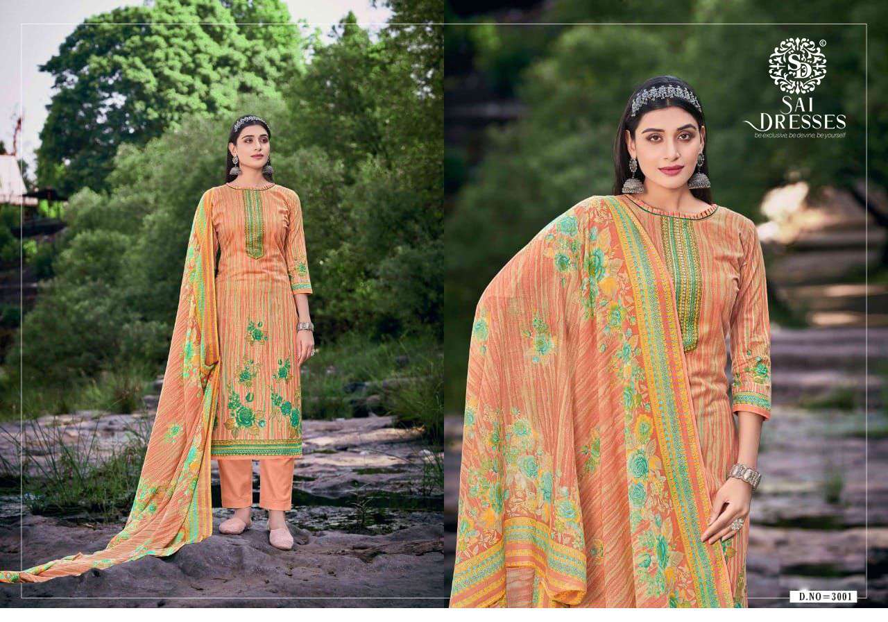 SAI DRESSES PRESENT SAAZH VOL 3 SOFT COTTON SALWAR SUITS IN WHOLESALE RATE IN SURAT