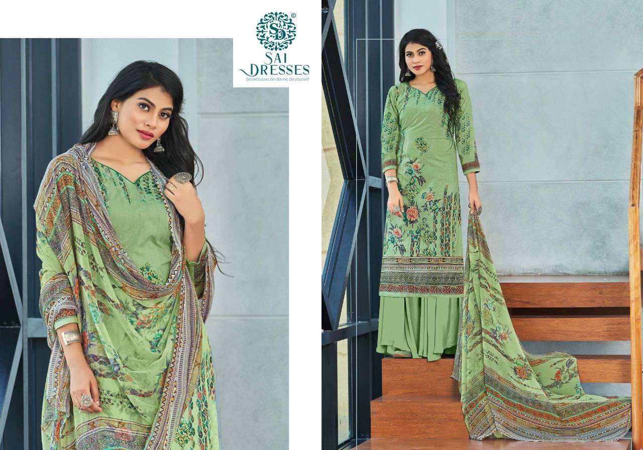 SAI DRESSES PRESENT SAIRAA PURE COTTON DIGITAL PRINTED SALWAR SUITS IN WHOLESALE RATE IN SURAT 