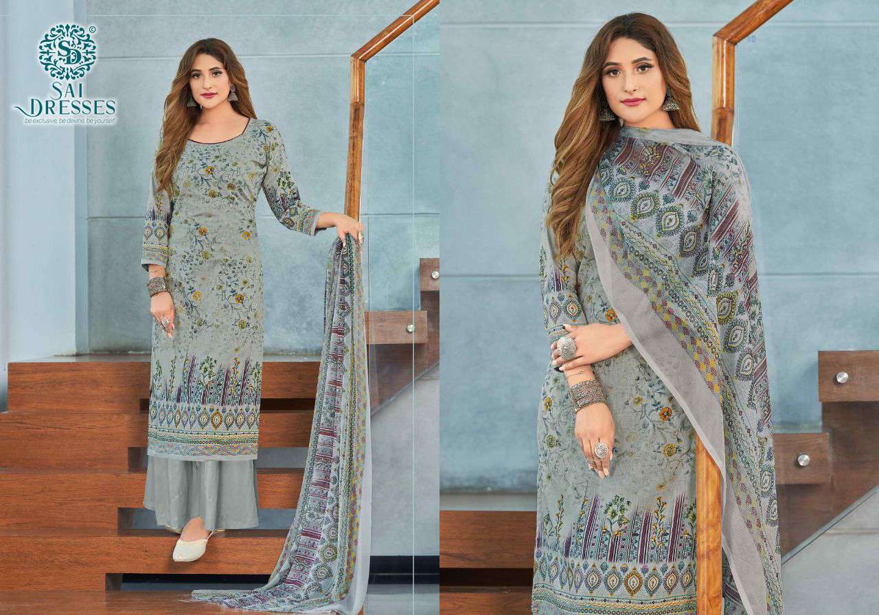 SAI DRESSES PRESENT SAIRAA PURE COTTON DIGITAL PRINTED SALWAR SUITS IN WHOLESALE RATE IN SURAT 