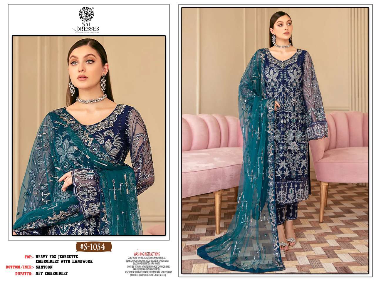 SAI DRESSES PRESENT SHEESHMAHAL VOL 19 SEMI STITCHED PAKISTANI DESIGNER SUITS IN WHOLESALE RATE IN SURAT