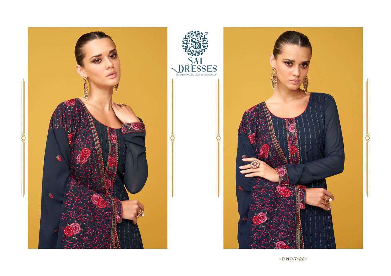 SAI DRESSES PRESENT SURILI SEMI STITCHED PARTY WEAR DESIGNER SUITS IN WHOLESALE RATE IN SURAT  