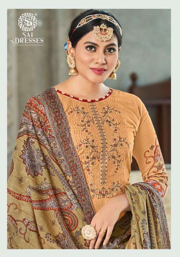 SAI DRESSES PRESENT TULIP COTTON SALWAR SUITS IN WHOLESALE RATE IN SURAT 