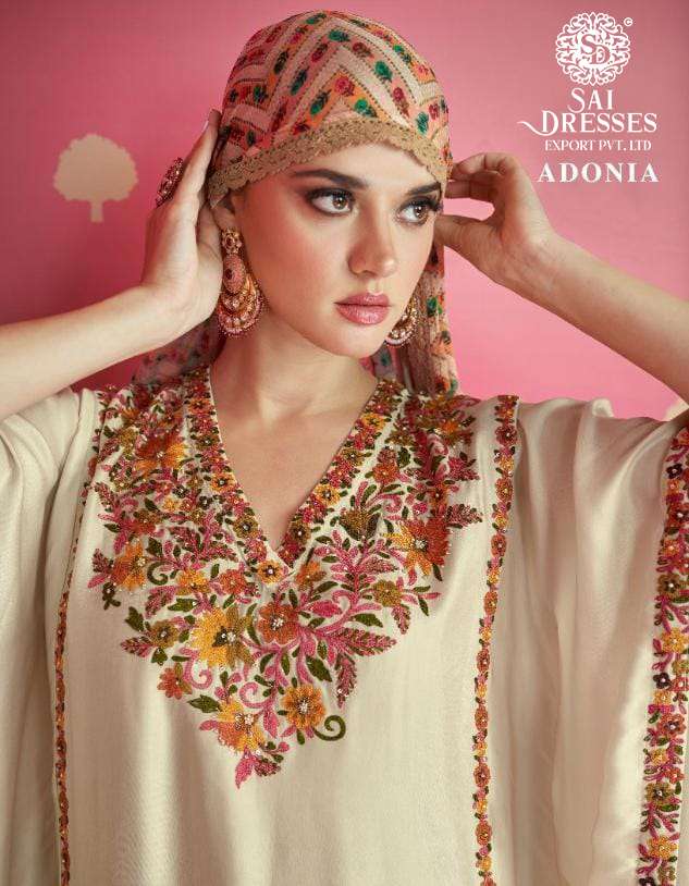 SAI DRESSES PRESENT ADONIA READY MADE PARTY WEAR DESIGNER SUITS IN WHOLESALE RATE IN SURAT