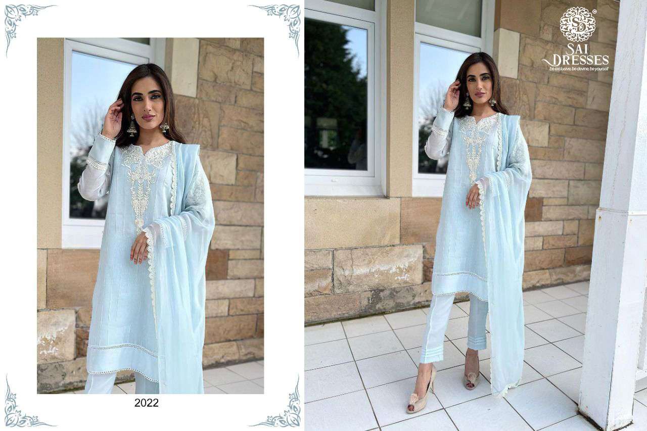 SAI DRESSES PRESENT IMROZIA VOL 11 GEORGETTE SEMI STITCHED PAKISTANI DESIGNER SUITS IN WHOLESALE RATE IN SURAT