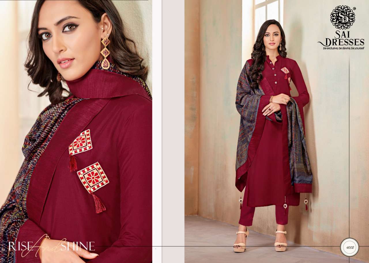 SAI DRESSES PRESENT KANISHKA VOL 1 READY TO WEAR PANT STYLE DESIGNER SUITS IN WHOLESALE RATE IN SURAT