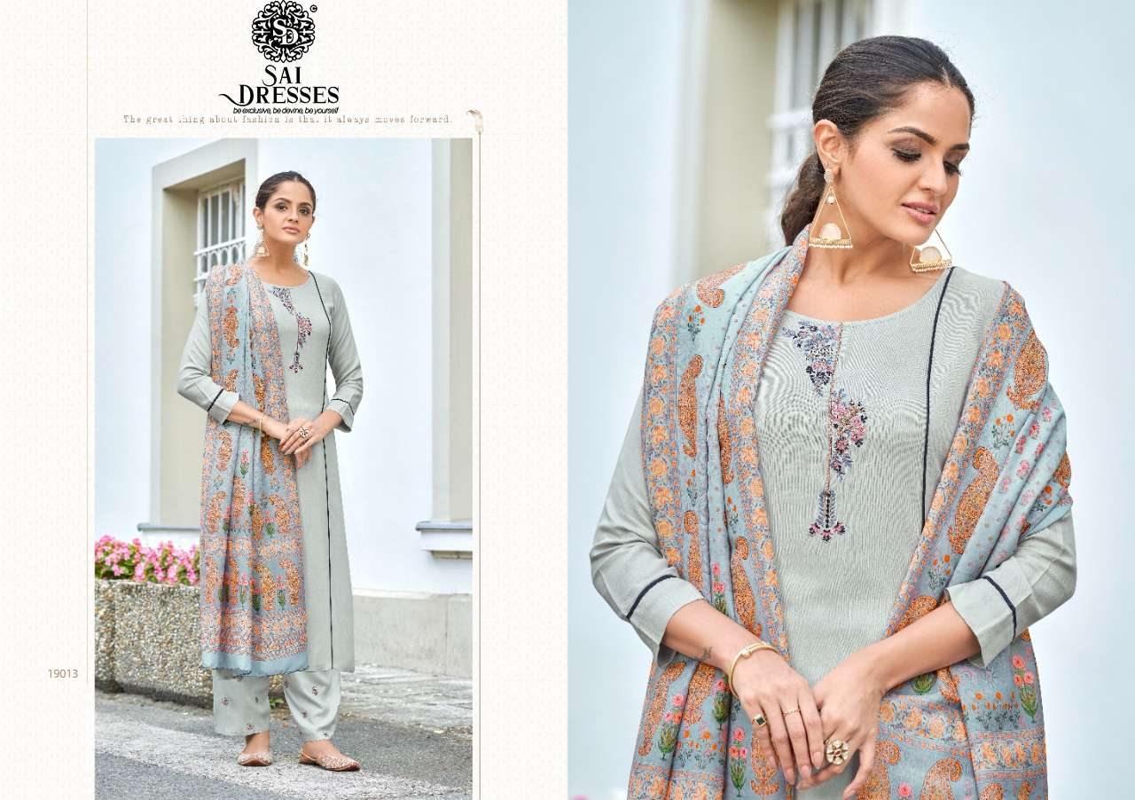 SAI DRESSES PRESENT MEERA VOL 1 RAYON FULL STITCH 3 PIECE COLLECTION IN WHOLESALE RATE IN SURAT