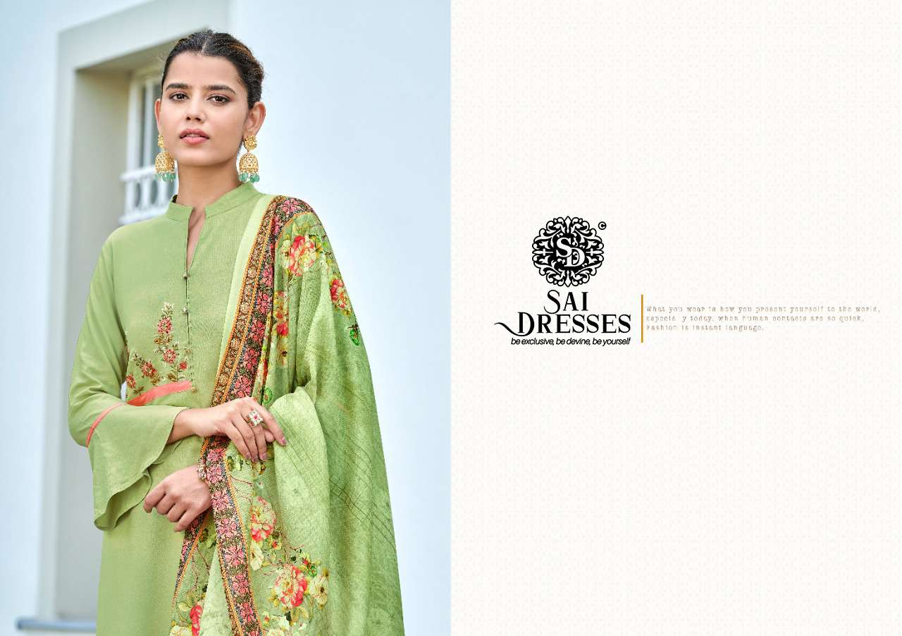 SAI DRESSES PRESENT MEERA VOL 1 RAYON FULL STITCH 3 PIECE COLLECTION IN WHOLESALE RATE IN SURAT