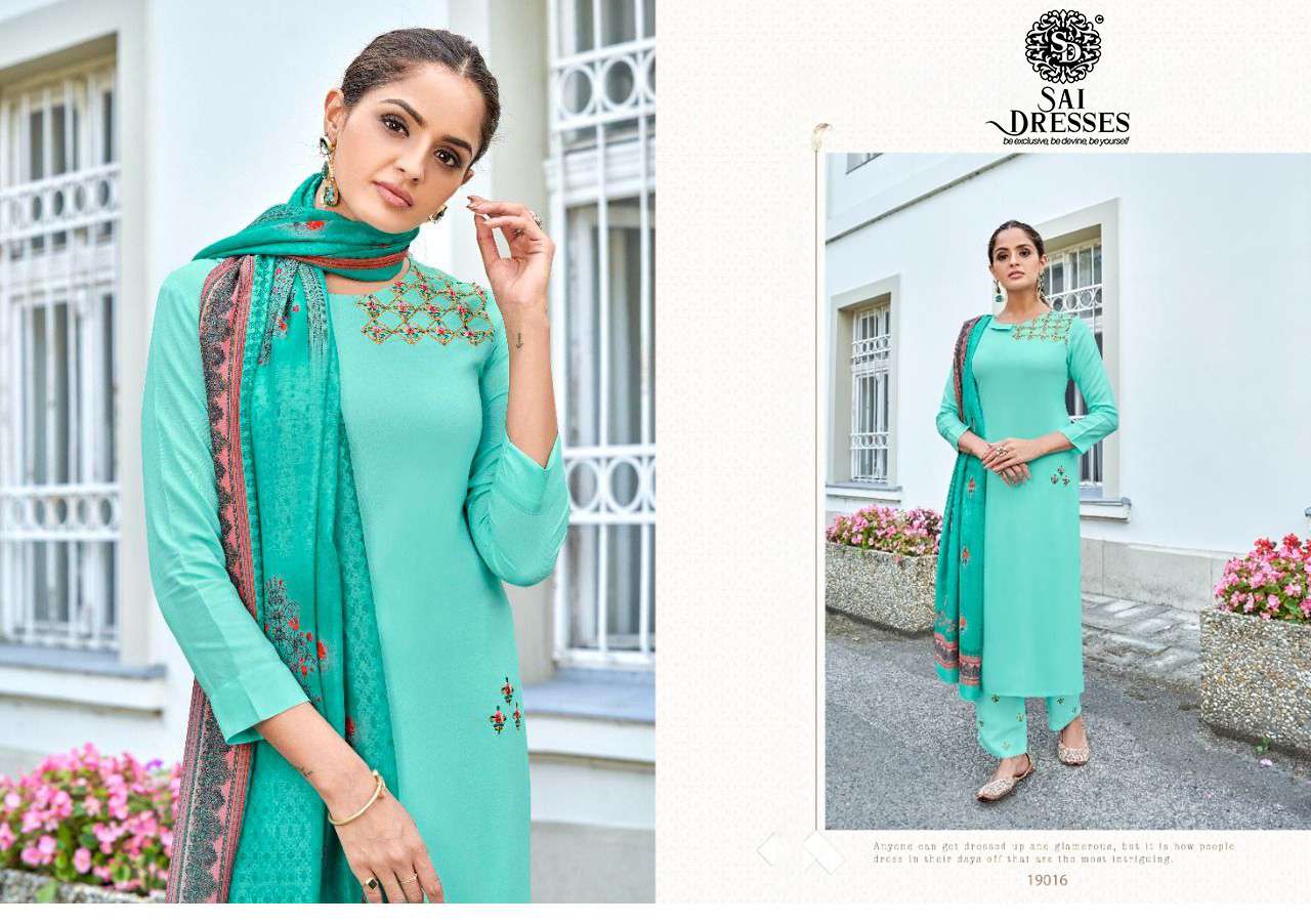SAI DRESSES PRESENT MEERA VOL 2 RAYON FULL STITCH 3 PIECE COLLECTION IN WHOLESALE RATE IN SURAT
