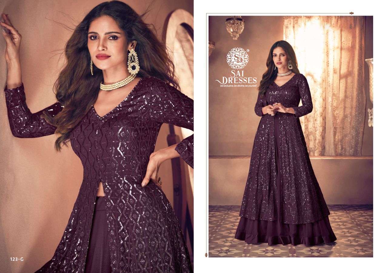 SAI DRESSES PRESENT NOOR PLATINUM PRO GEORGETTE READY MADE DESIGNER SUITS IN WHOLESALE PRICE IN SURAT