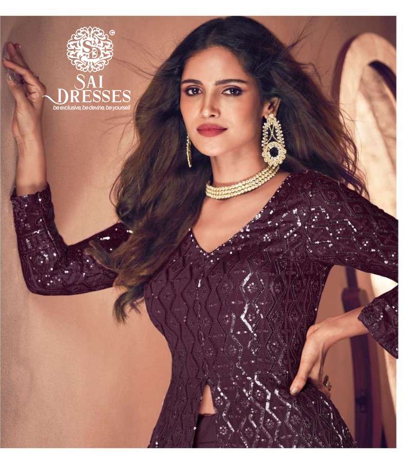 SAI DRESSES PRESENT NOOR PLATINUM PRO GEORGETTE READY MADE DESIGNER SUITS IN WHOLESALE PRICE IN SURAT