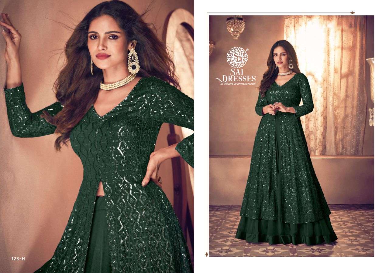 SAI DRESSES PRESENT NOOR PLATINUM PRO GEORGETTE READY MADE DESIGNER SUITS IN WHOLESALE PRICE IN SURAT