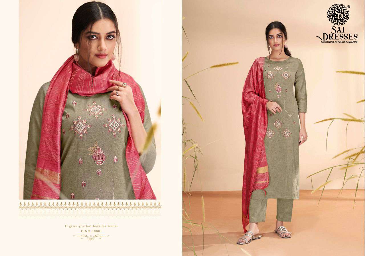 SAI DRESSES PRESENT RADHIKA VOL 1 READY TO WEAR PANT STYLE DESIGNER SUITS IN WHOLESALE RATE IN SURAT 