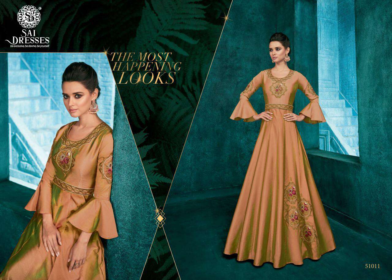SAI DRESSES PRESENT ROZI  DESIGNER PARTY WEAR GOWN COLLECTION AT WHOLESALE RATE IN SURAT