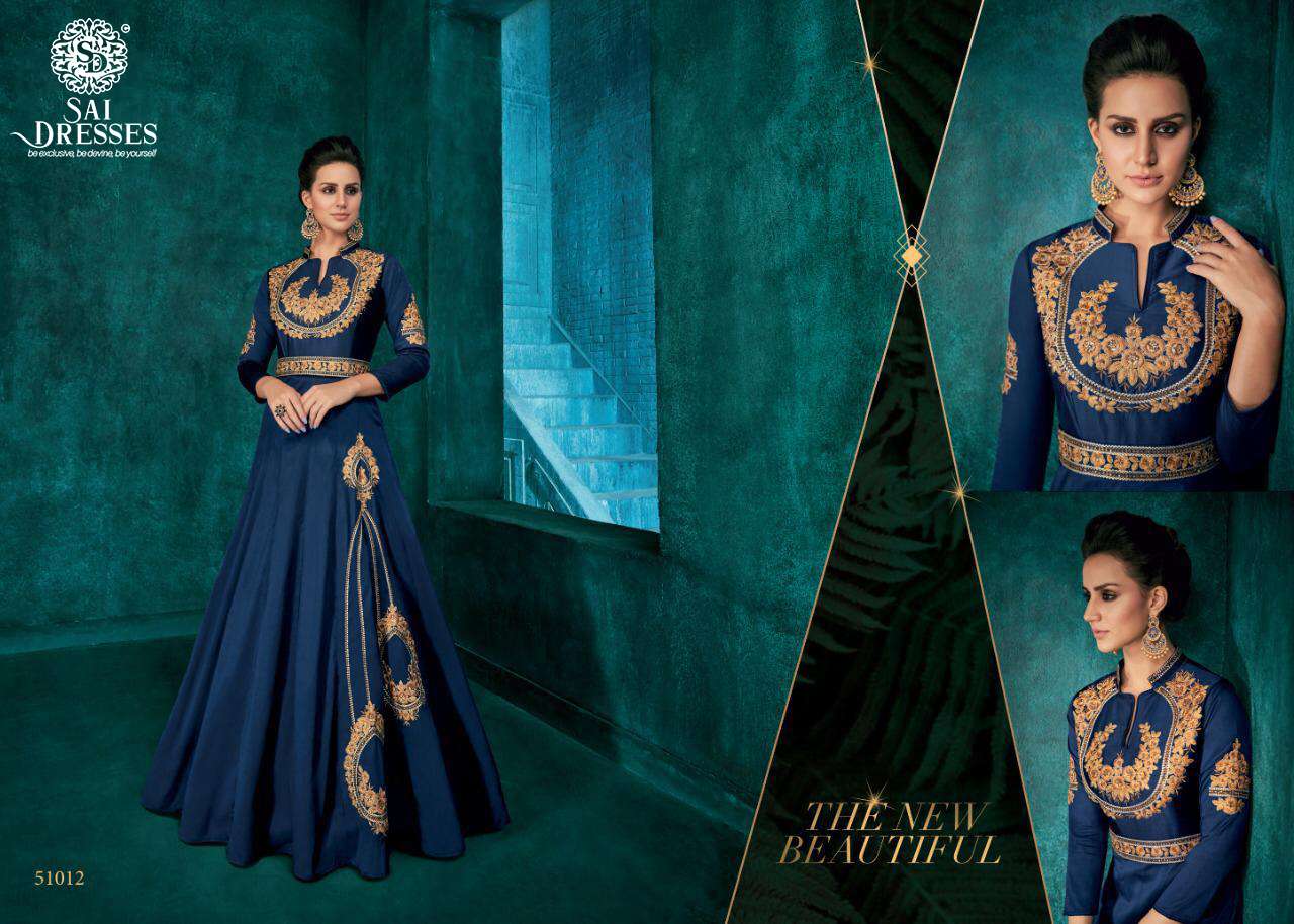 SAI DRESSES PRESENT ROZI  DESIGNER PARTY WEAR GOWN COLLECTION AT WHOLESALE RATE IN SURAT