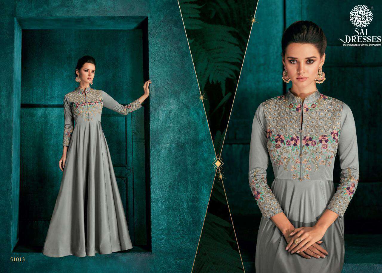 SAI DRESSES PRESENT ROZI  DESIGNER PARTY WEAR GOWN COLLECTION AT WHOLESALE RATE IN SURAT