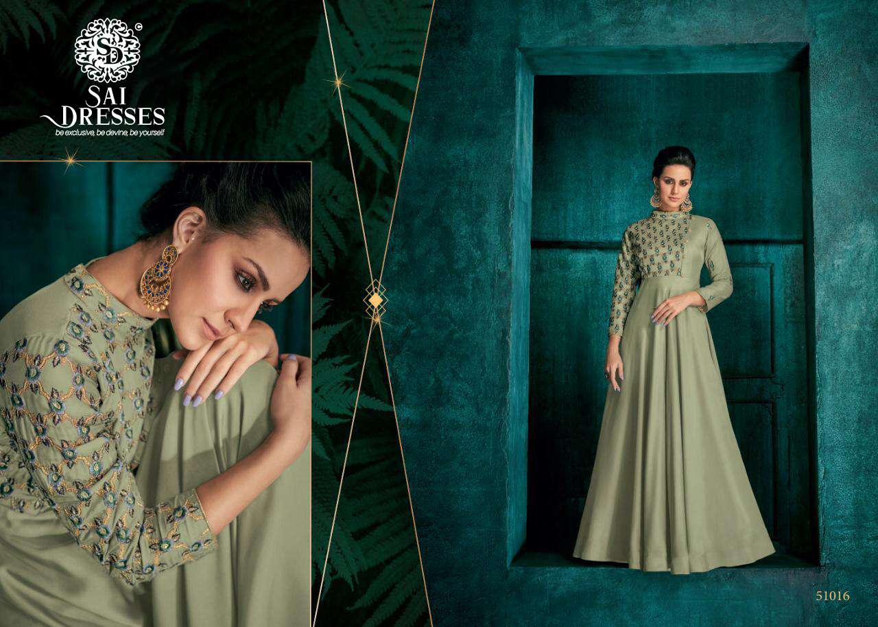 SAI DRESSES PRESENT ROZI  DESIGNER PARTY WEAR GOWN COLLECTION AT WHOLESALE RATE IN SURAT