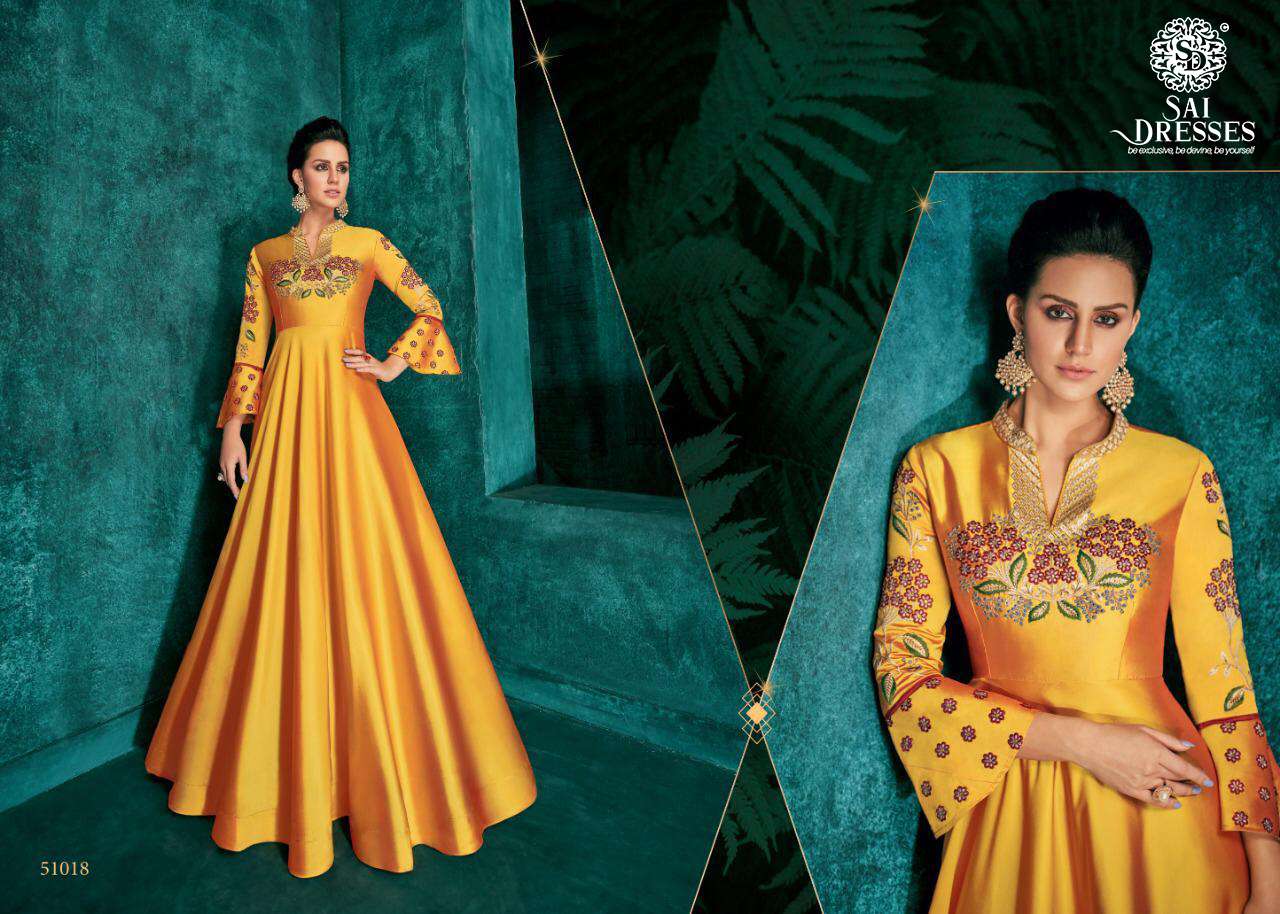 SAI DRESSES PRESENT ROZI  DESIGNER PARTY WEAR GOWN COLLECTION AT WHOLESALE RATE IN SURAT