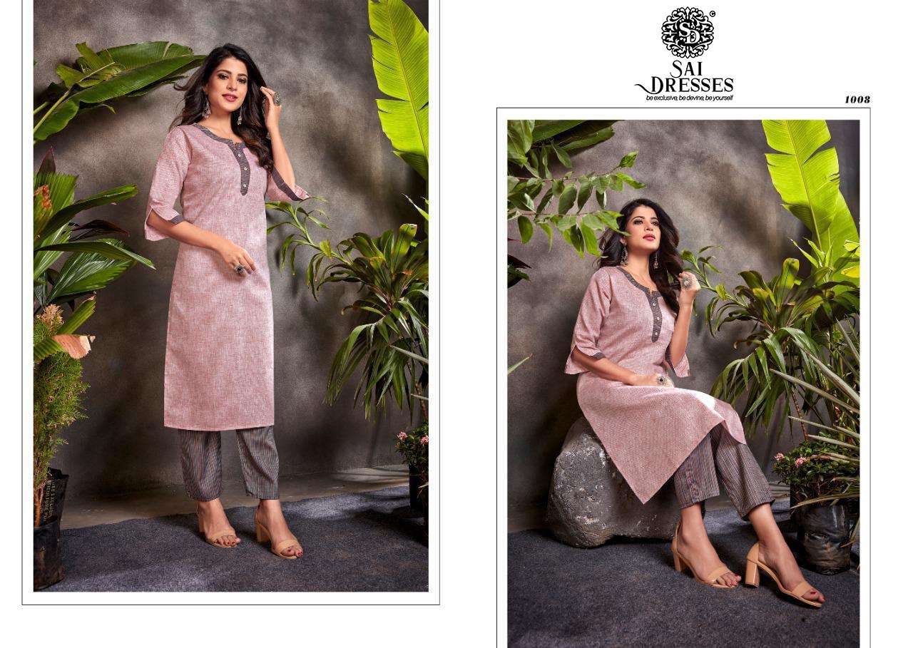 SAI DRESSES PRESENT SPARK VOL 4  EXCLUSIVE WEAR  KHADI SILK KURTI WITH PANT IN WHOLESALE RATE IN SURAT 