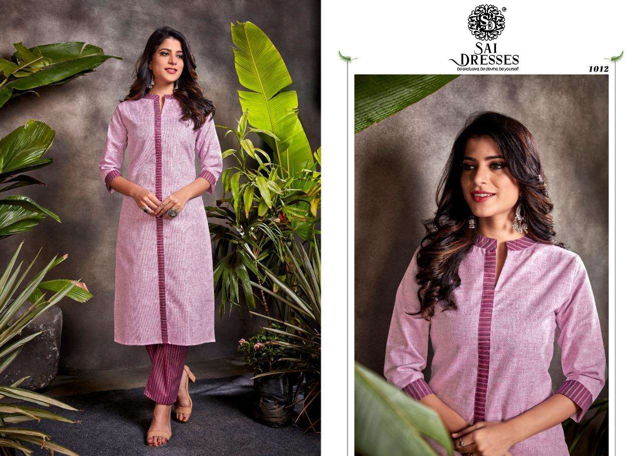 SAI DRESSES PRESENT SPARK VOL 4  EXCLUSIVE WEAR  KHADI SILK KURTI WITH PANT IN WHOLESALE RATE IN SURAT 