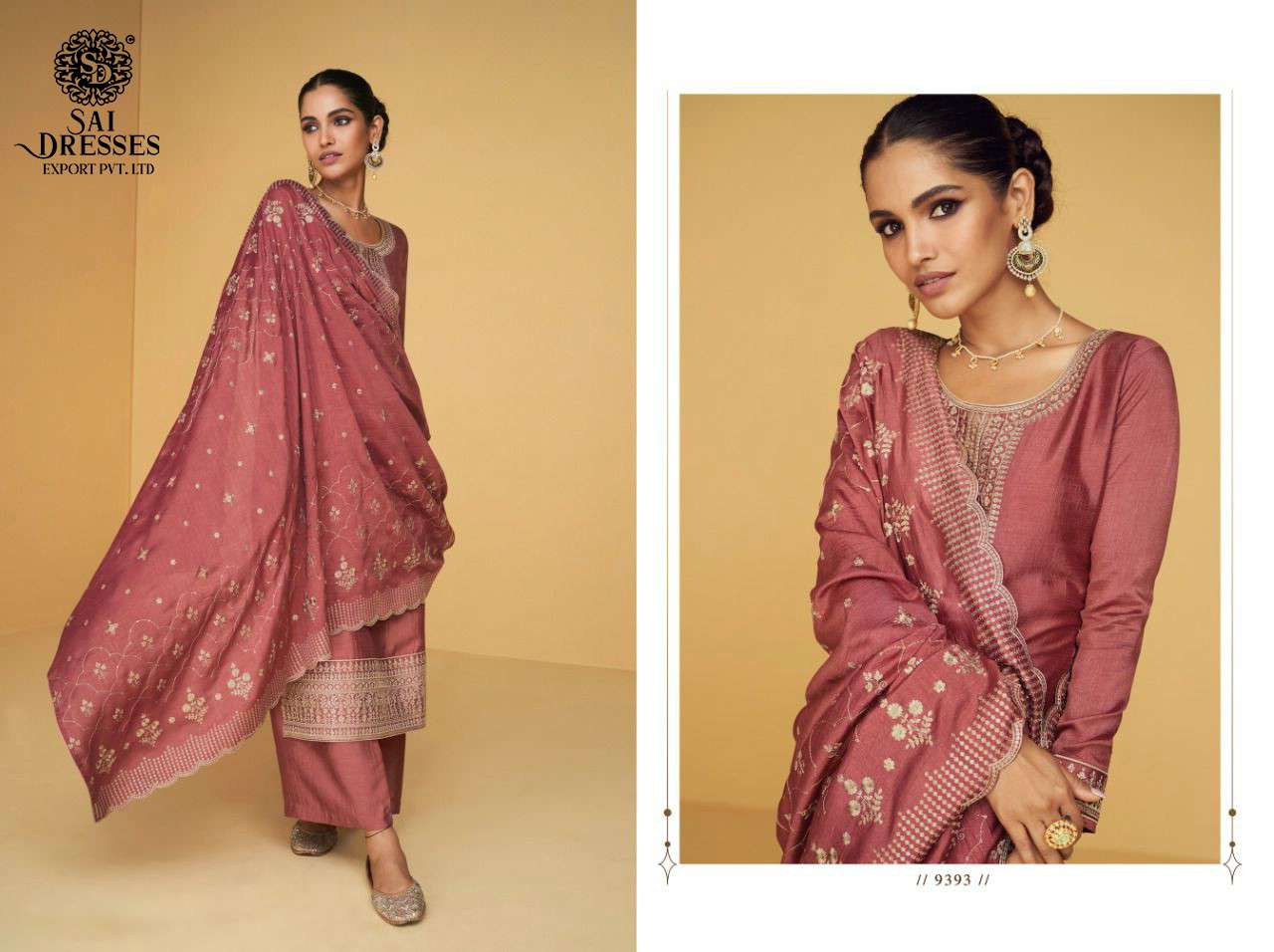 SAI DRESSES PRESENT APSARA GEORGETTE PARTY WEAR SEMI STITCHED DESIGNER SUITS IN WHOLESALE RATE IN SURAT