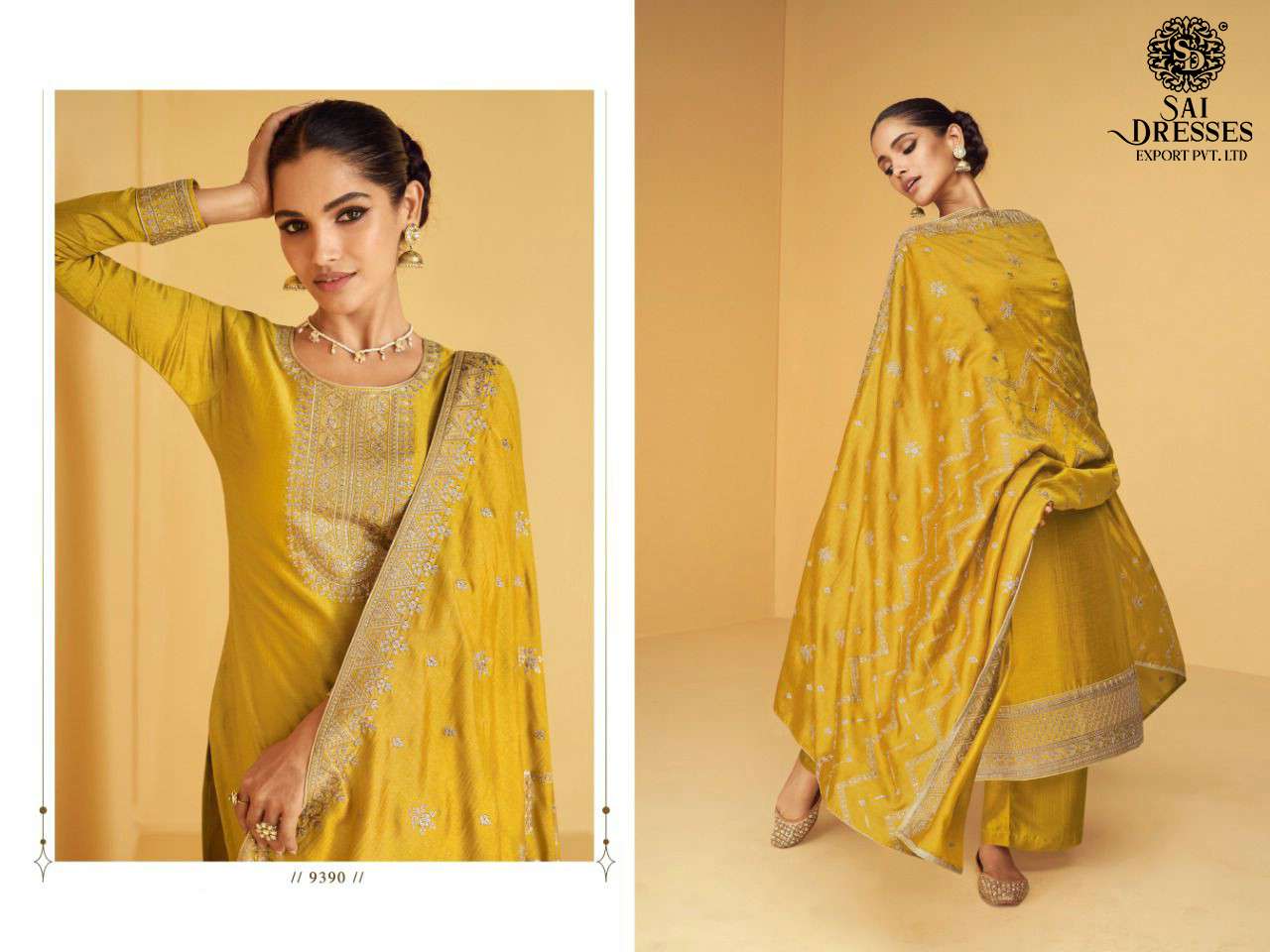 SAI DRESSES PRESENT APSARA GEORGETTE PARTY WEAR SEMI STITCHED DESIGNER SUITS IN WHOLESALE RATE IN SURAT