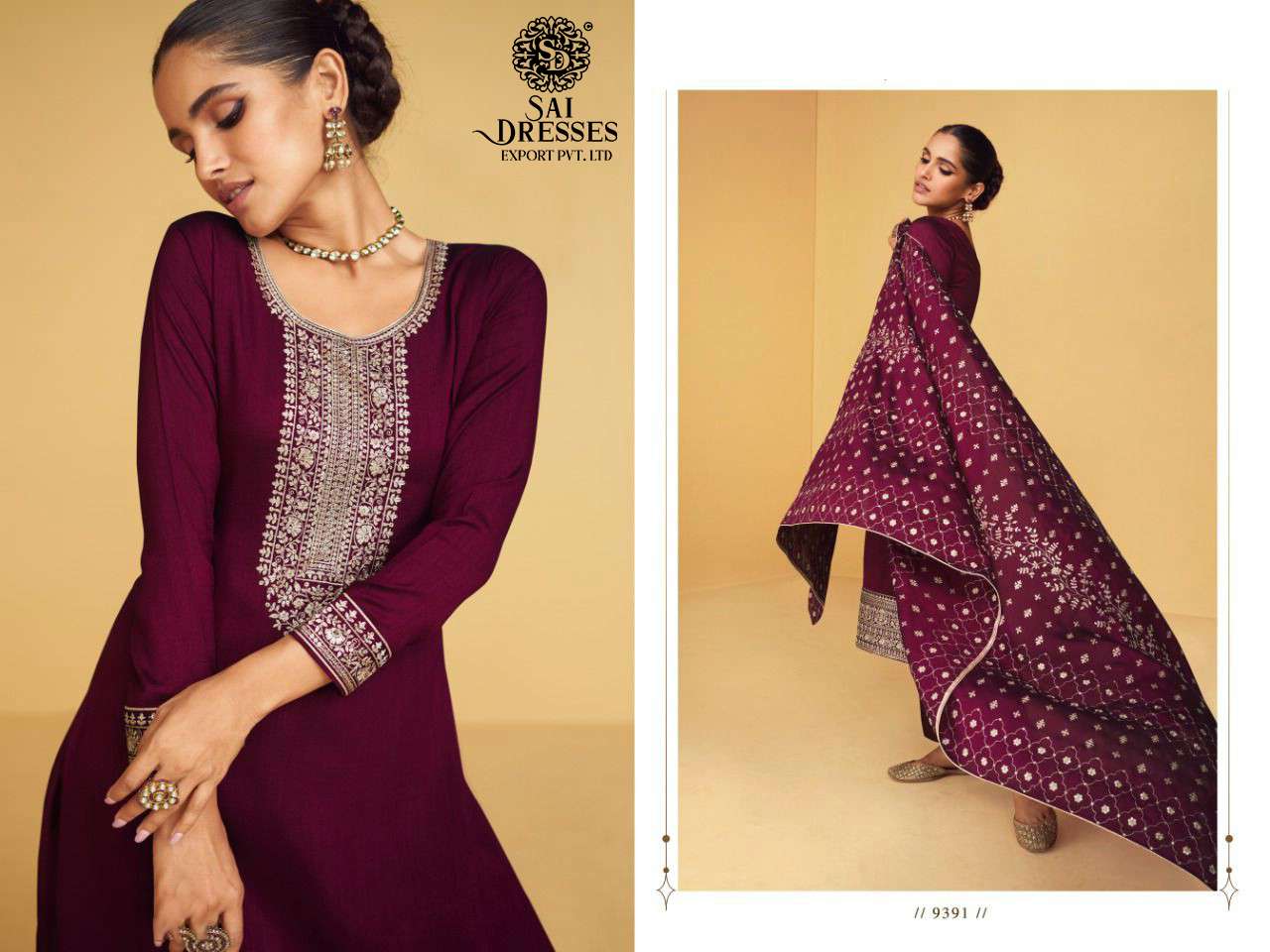 SAI DRESSES PRESENT APSARA GEORGETTE PARTY WEAR SEMI STITCHED DESIGNER SUITS IN WHOLESALE RATE IN SURAT