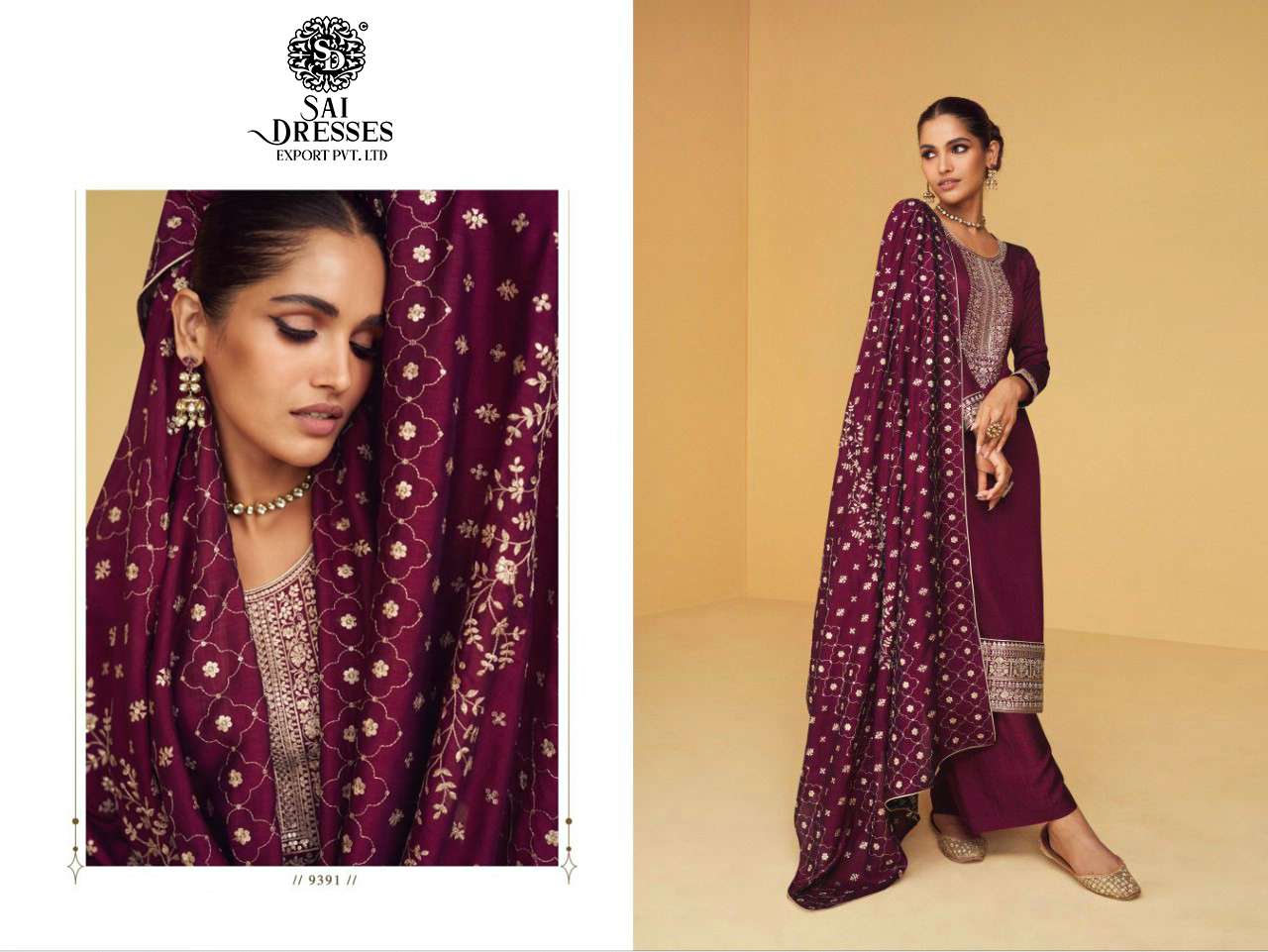 SAI DRESSES PRESENT APSARA GEORGETTE PARTY WEAR SEMI STITCHED DESIGNER SUITS IN WHOLESALE RATE IN SURAT