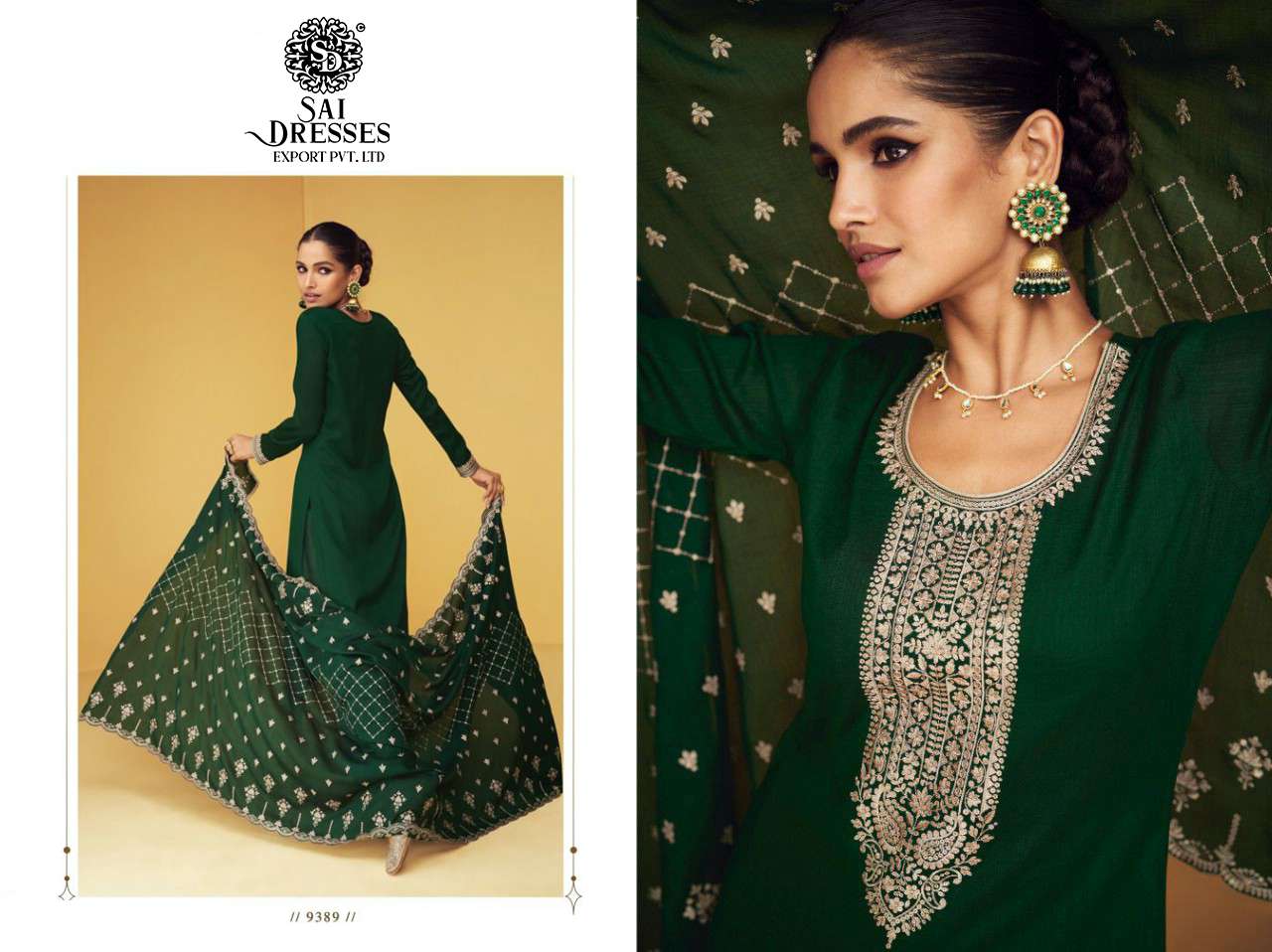 SAI DRESSES PRESENT APSARA GEORGETTE PARTY WEAR SEMI STITCHED DESIGNER SUITS IN WHOLESALE RATE IN SURAT