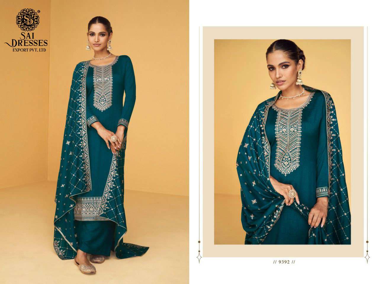 SAI DRESSES PRESENT APSARA GEORGETTE PARTY WEAR SEMI STITCHED DESIGNER SUITS IN WHOLESALE RATE IN SURAT