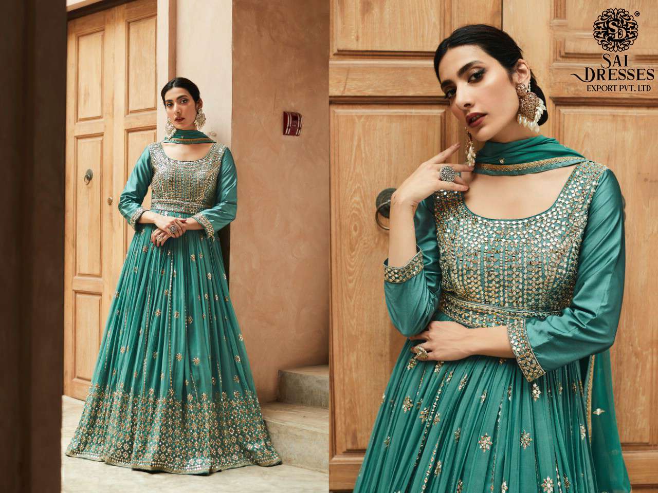 sai dresses present aza readymade wedding wear long gown style designer suits in wholesale rate in surat 8 2023 01 17 15 32 42