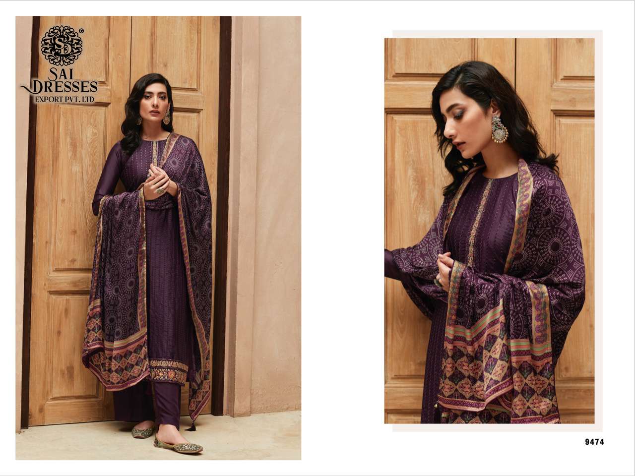 SAI DRESSES PRESENT BANDHEJ FESTIVE WEAR PREMIUM DREAM SILK DESIGNER SALWAR SUITS IN WHOLESALE RATE IN SURAT 