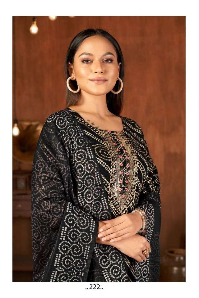 SAI DRESSES PRESENT D.NO 222 READY TO WEAR FANCY DESIGNER COMBO DRESS IN WHOLESALE RATE IN SURAT