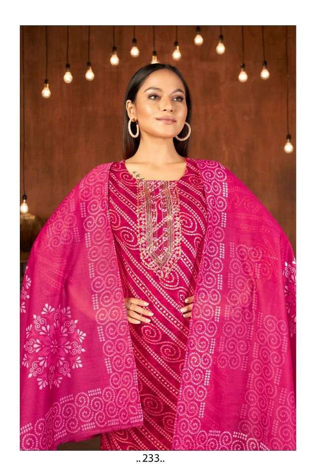 SAI DRESSES PRESENT D.NO 233 READY TO WEAR FANCY DESIGNER COMBO DRESS IN WHOLESALE RATE IN SURAT