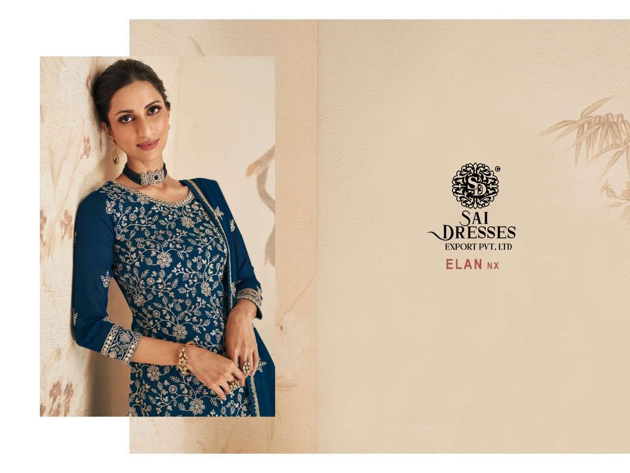 SAI DRESSES PRESENT ELAN NX READYMADE SHARARA STYLE WEDDING WEAR DESIGNER COLLECTION IN WHOLESALE RATE IN SURAT