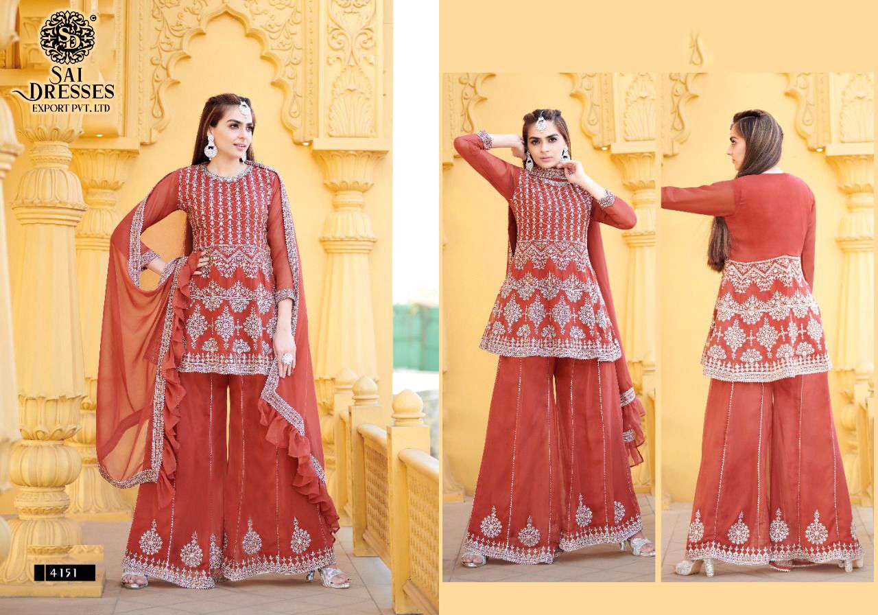 SAI DRESSES PRESENT GAP READYMADE EID WEAR DESIGNER COLLECTION IN WHOLESALE RATE IN SURAT
