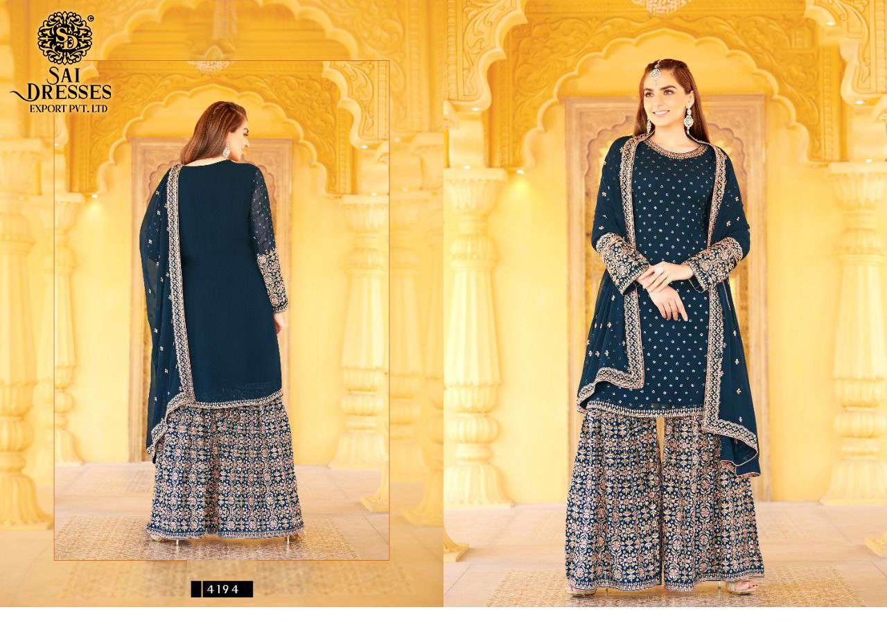 SAI DRESSES PRESENT HAYAAT READY MADE GARARA STYLE WEDDING COLLECTION IN WHOLESALE RATE IN SURAT 