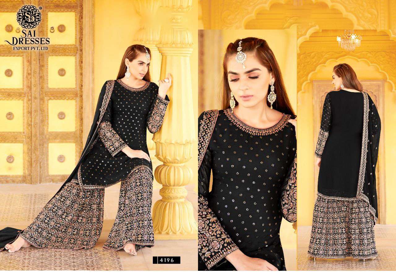 SAI DRESSES PRESENT HAYAAT READY MADE GARARA STYLE WEDDING COLLECTION IN WHOLESALE RATE IN SURAT 