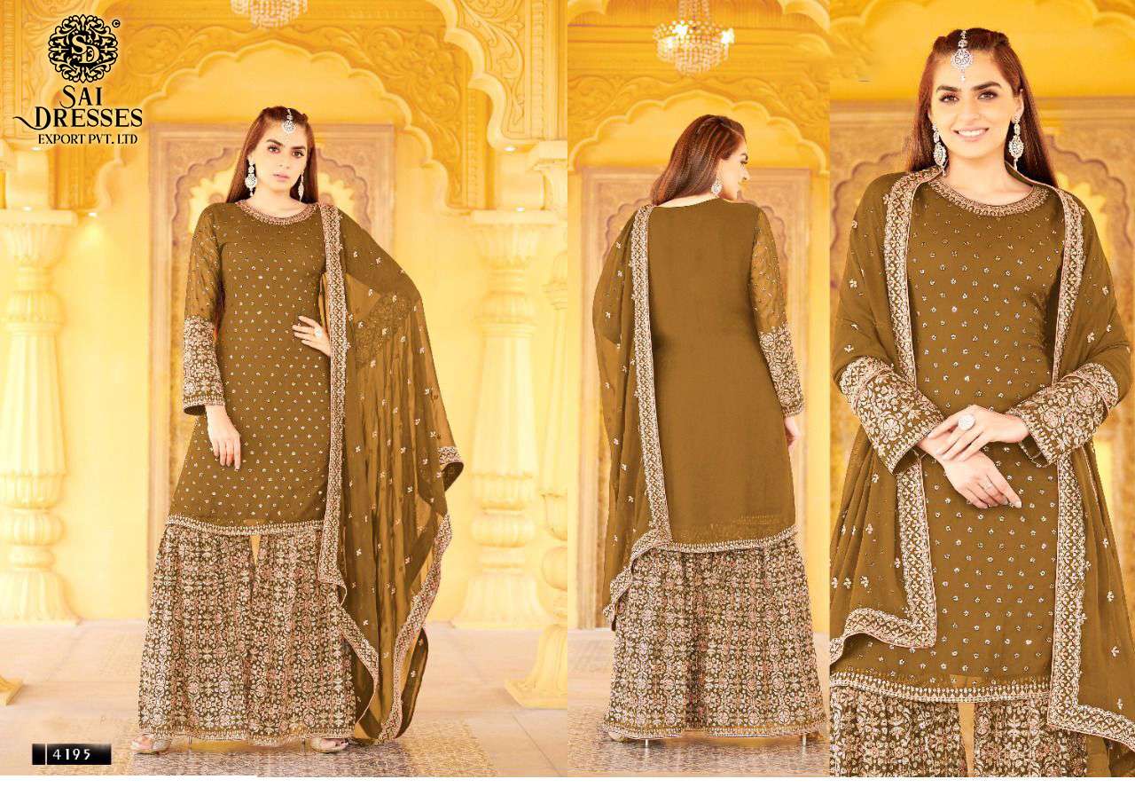 SAI DRESSES PRESENT HAYAAT READY MADE GARARA STYLE WEDDING COLLECTION IN WHOLESALE RATE IN SURAT 