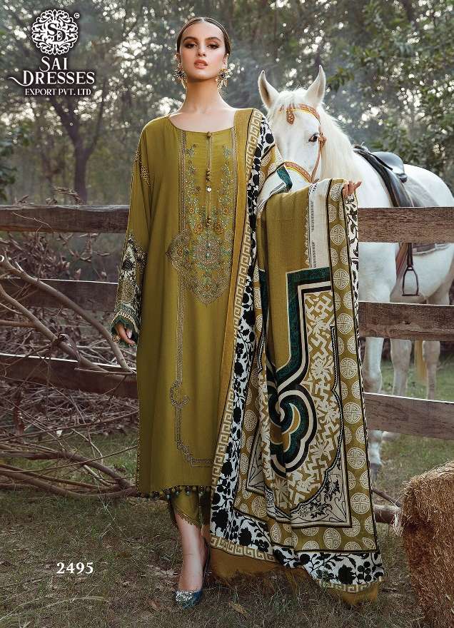 SAI DRESSES PRESENT MARIYA B EXCLUSIVE COLLECTION VOL 4 KASMIRI SELF EMBROIDERED PAKISTANI DESIGNER SUITS IN WHOLESALE RATE IN SURAT