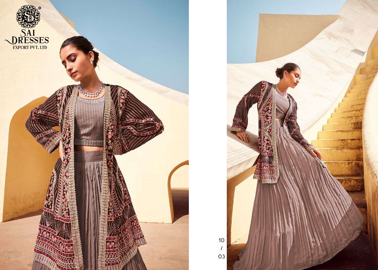 SAI DRESSES PRESENT MODERN READYMADE PARTY WEAR DESIGNER COLLECTION IN WHOLESALE RATE IN SURAT 