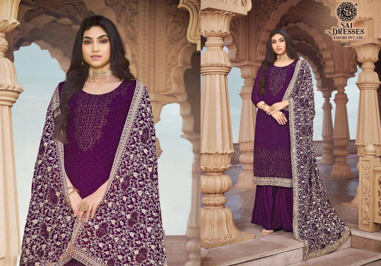 SAI DRESSES PRESENT NAARI VOL 6 GEORGETTE DESIGNER SALWAR SUITS IN WHOLESALE RATE IN SURAT