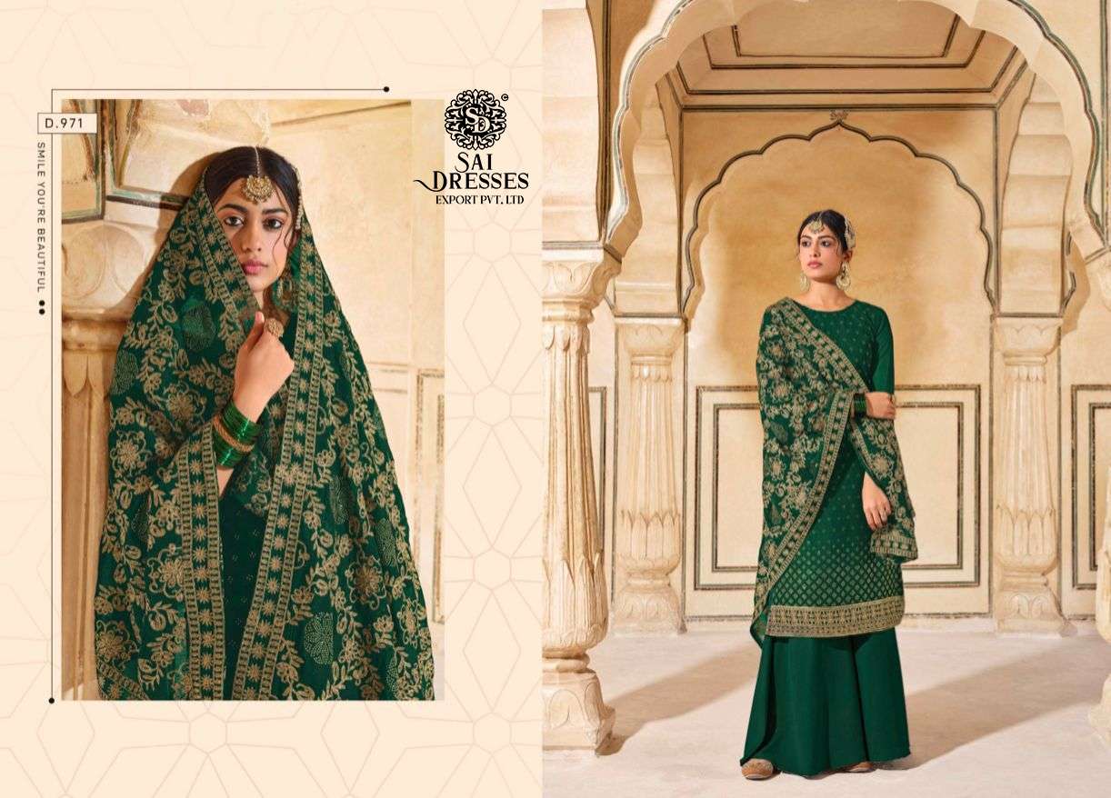 SAI DRESSES PRESENT NAARI VOL 8 GEORGETTE DESIGNER SALWAR SUITS IN WHOLESALE RATE IN SURAT