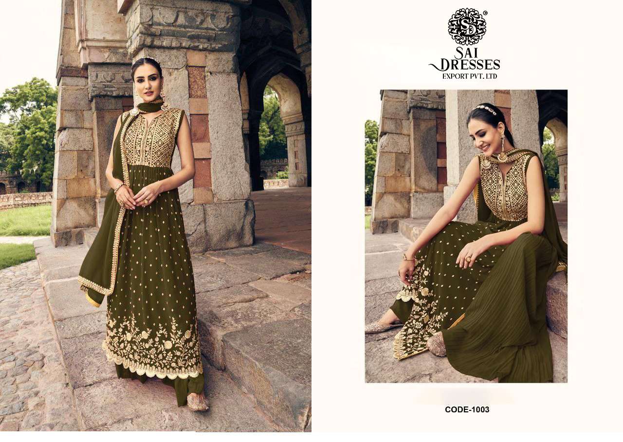 SAI DRESSES PRESENT NAYKA READYMADE SHARARA STYLE NAIRA CUT DESIGNER COLLECTION IN WHOLESALE RATE IN SURAT