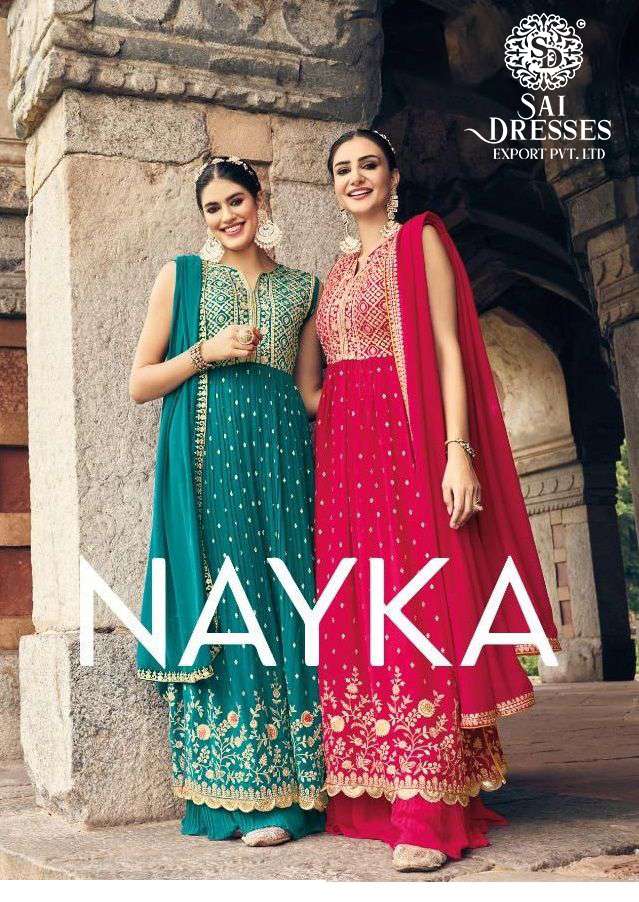 SAI DRESSES PRESENT NAYKA READYMADE SHARARA STYLE NAIRA CUT DESIGNER COLLECTION IN WHOLESALE RATE IN SURAT