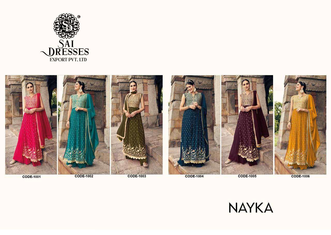 SAI DRESSES PRESENT NAYKA READYMADE SHARARA STYLE NAIRA CUT DESIGNER COLLECTION IN WHOLESALE RATE IN SURAT