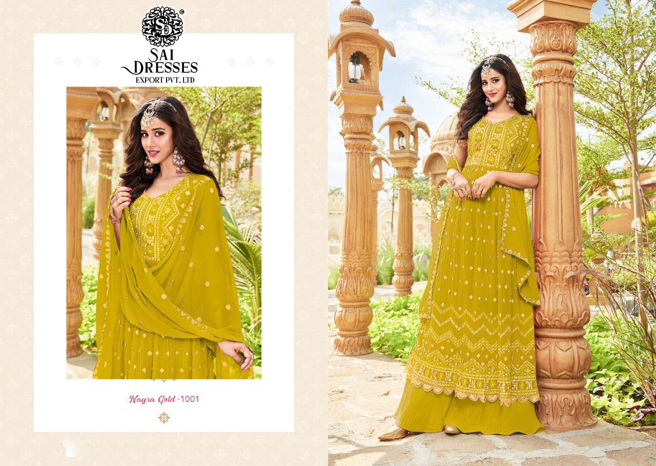 Shangrila Naira Rich Collection Of Brasso Saree 5.2 m (Separate Blouse  Piece)
